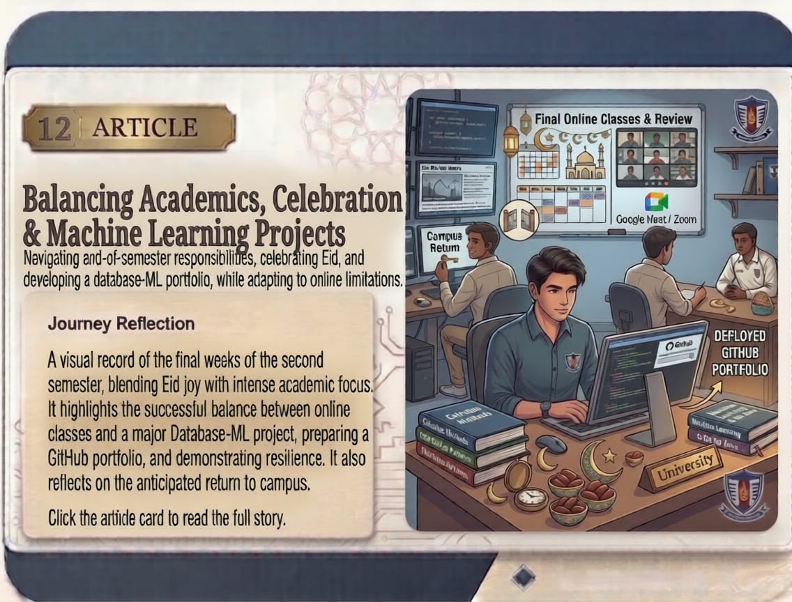 Cover artwork for Eid Holidays, Online Classes & Semester Projects