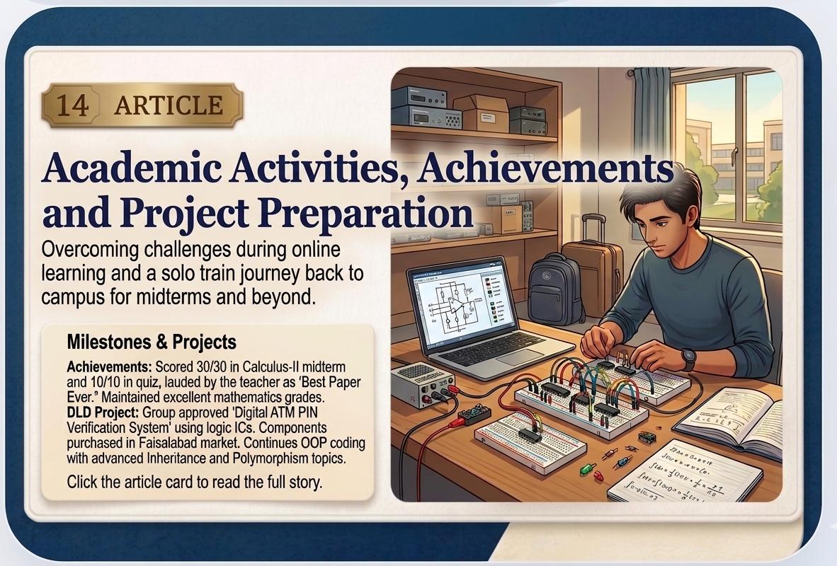 Academic Activities, Achievements & Project Preparation After Midterms ...